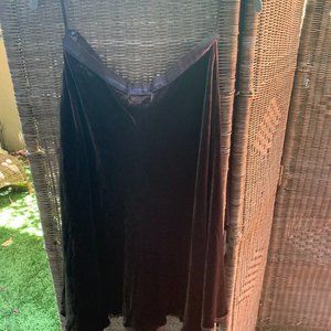 DKNY velvet skirt